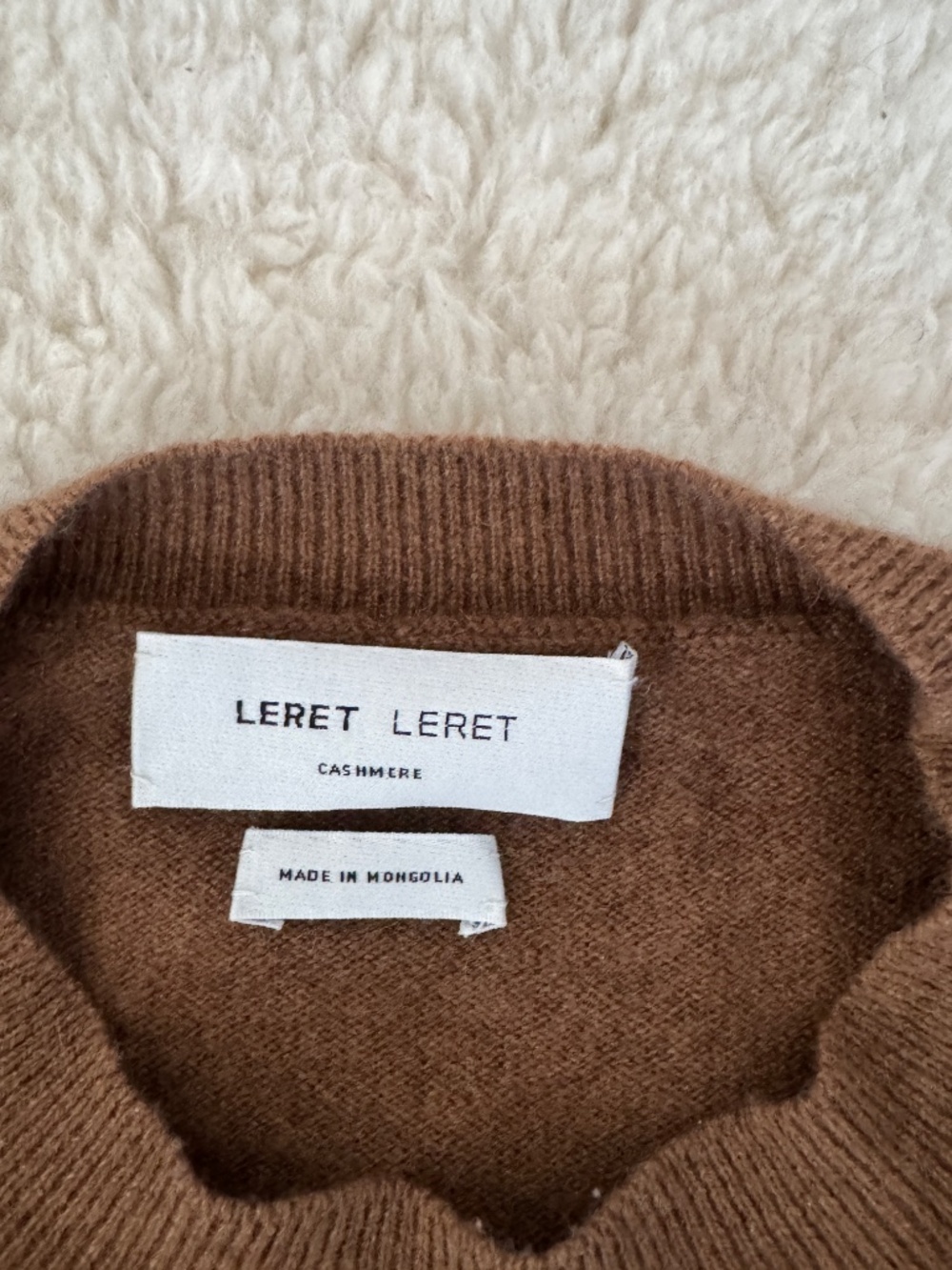 Leret Leret No 43 Cashmere Crewneck Sweater - Picture 4 of 5